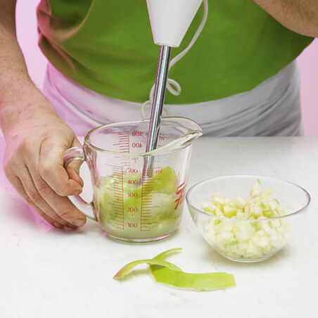 Torte von Crème fraîche und grünem Apfel Torte von Crème fraîche und grünem Apfel