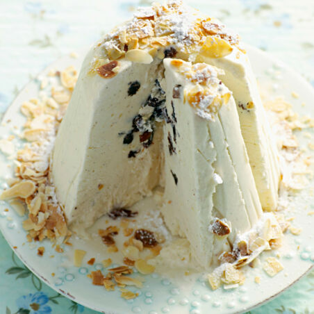 Panettone aus dem Eis Panettone aus dem Eis