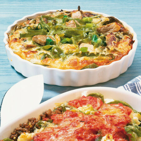 Nudelauflauf mit Schweinefleisch Nudelauflauf mit Schweinefleisch