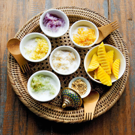 Süßer Klebreis mit Mango (Khao Niau Mamuang) Süßer Klebreis mit Mango (Khao Niau Mamuang)