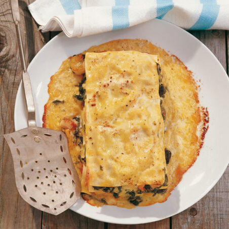 Lasagne mit Garnelen und Oktopus Lasagne mit Garnelen und Oktopus