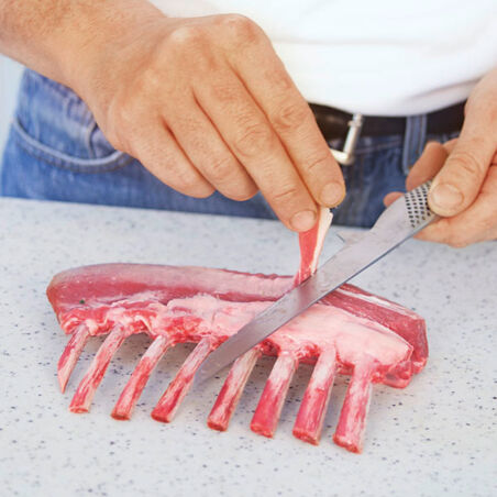 Lammkarree mit Kräuter-Knoblauch-Kruste Lammkarree mit Kräuter-Knoblauch-Kruste