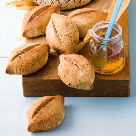 Buchweizenbrötchen mit Amaranth Buchweizenbrötchen mit Amaranth
