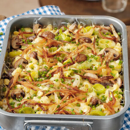 Käsespätzle mit Pilzen Käsespätzle mit Pilzen