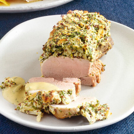 Schweinefilet mit Senfkruste Schweinefilet mit Senfkruste
