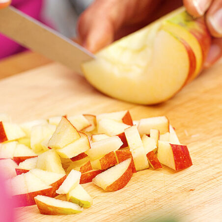 Linsensuppe mit Lauch und Apfel Linsensuppe mit Lauch und Apfel
