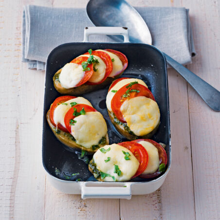 Backkartoffeln mit Pesto Backkartoffeln mit Pesto