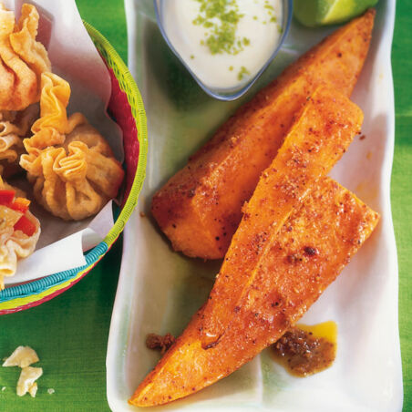 Süßkartoffel-Knusperecken Süßkartoffel-Knusperecken