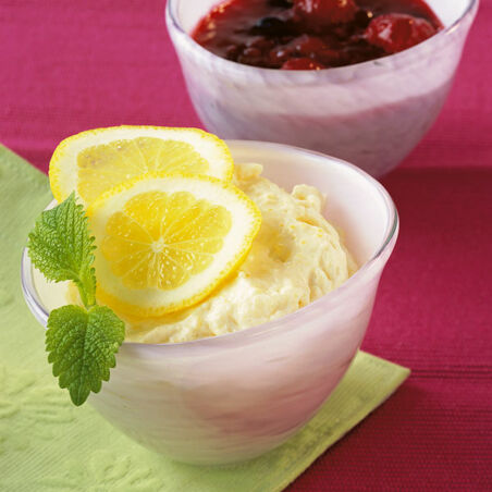 Zitronen-Quarkmousse Zitronen-Quarkmousse