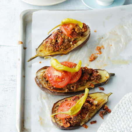 Gefüllte Auberginen Gefüllte Auberginen