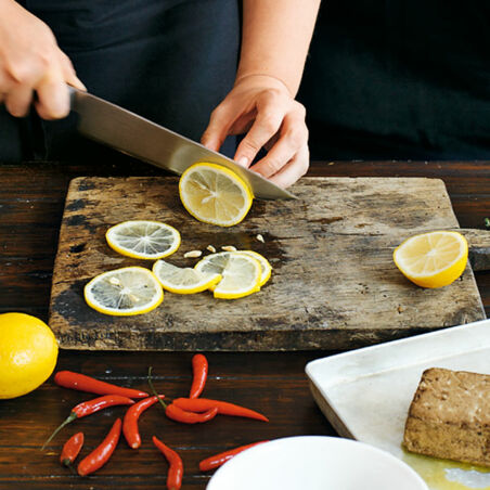 Gebackener Tofu mit Dillkartoffeln Gebackener Tofu mit Dillkartoffeln