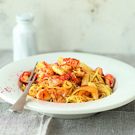 Flusskrebse in Safranbutter Flusskrebse in Safranbutter