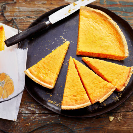 Kürbistarte mit Zitrone Kürbistarte mit Zitrone
