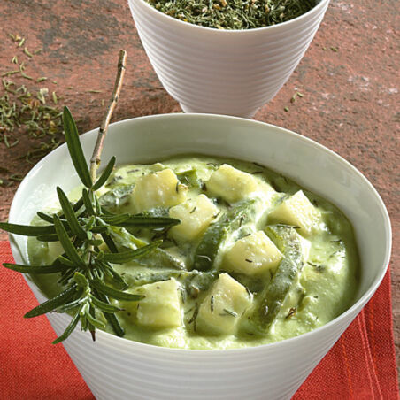 Grüne Paprika-Ziegenkäse-Sauce Grüne Paprika-Ziegenkäse-Sauce