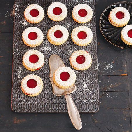 Spitzbuben mit Johannisbeergelee Spitzbuben mit Johannisbeergelee