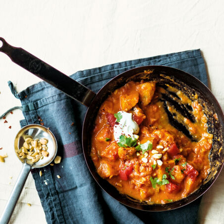 Süßkartoffeln in scharfer Sauce Süßkartoffeln in scharfer Sauce