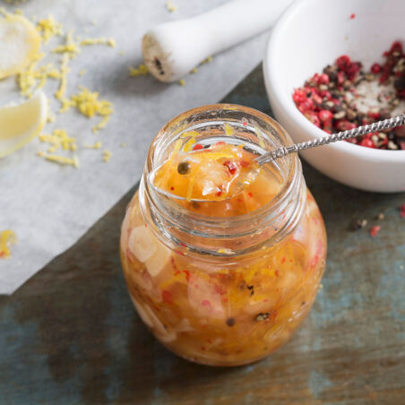 Knoblauch-Zitronen-Confit Knoblauch-Zitronen-Confit