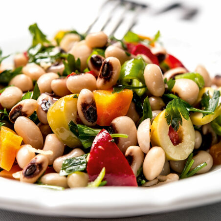 SALAT AUS AUGENBOHNEN SALAT AUS AUGENBOHNEN