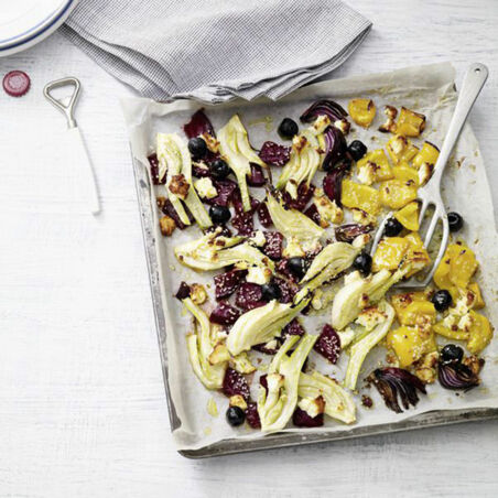 Ofengemüse mit Feta Ofengemüse mit Feta