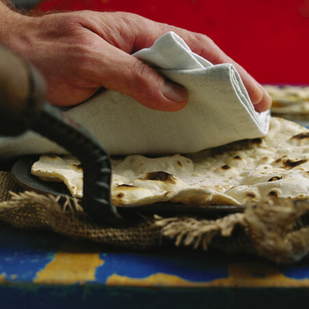 Indisches Fladenbrot Indisches Fladenbrot