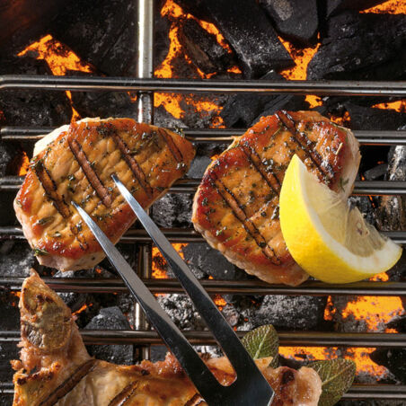 Schweinesteaks mit Kräutern Schweinesteaks mit Kräutern