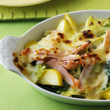 Kasseler-Auflauf mit Wirsing Kasseler-Auflauf mit Wirsing