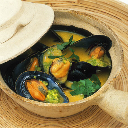 Muscheln in Kokossauce Muscheln in Kokossauce