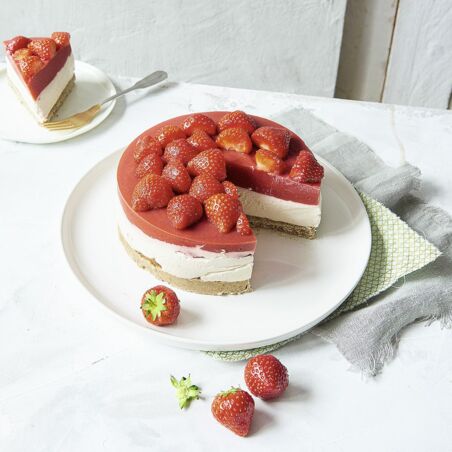 Erdbeer-Käsekuchen Erdbeer-Käsekuchen