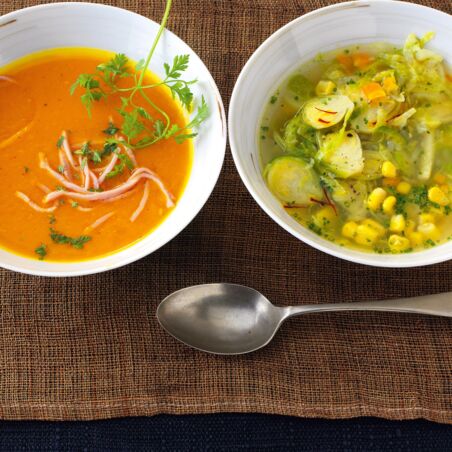 Kürbissuppe mit Ingwer Kürbissuppe mit Ingwer
