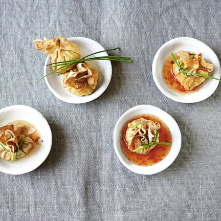 Wan Tans mit Hackfleisch Wan Tans mit Hackfleisch