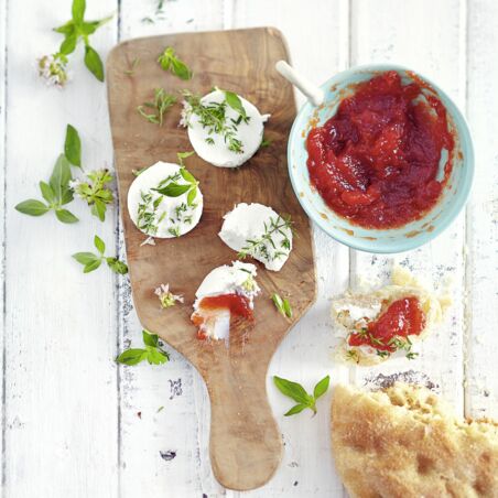 Tomaten-Erdbeer-Marmelade Tomaten-Erdbeer-Marmelade