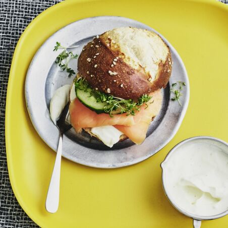 Frühstücks-Burger Frühstücks-Burger