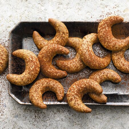 Mokka-Nuss-Kipferl Mokka-Nuss-Kipferl