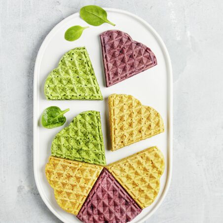 Spinatwaffeln Spinatwaffeln