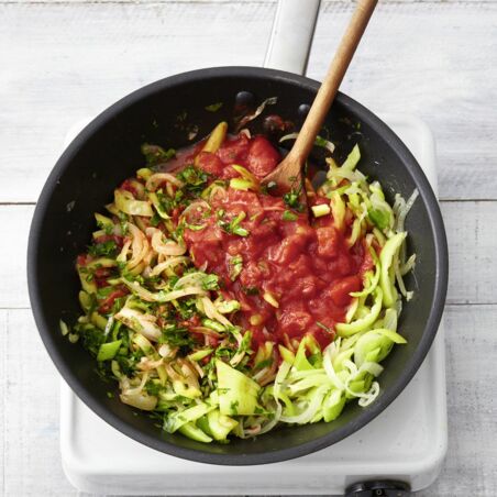 İmam bayıldı - Gefüllte Auberginen Step 4 İmam bayıldı - Gefüllte Auberginen Step 4