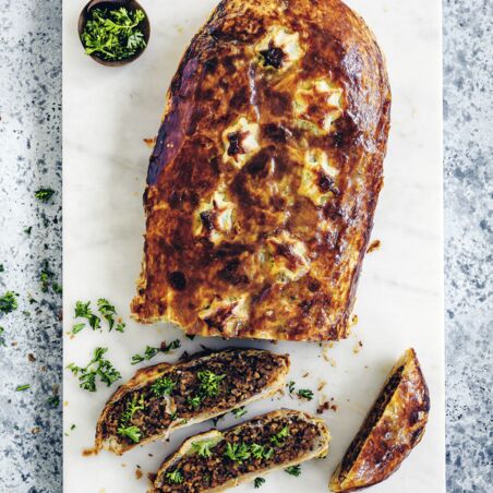 Tofubraten in Blätterteig Tofubraten in Blätterteig