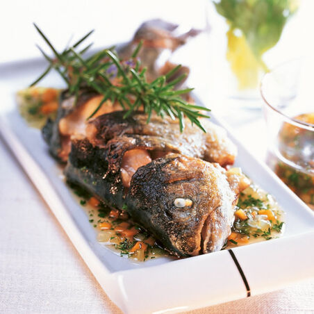 Forellen in Weißwein Forellen in Weißwein