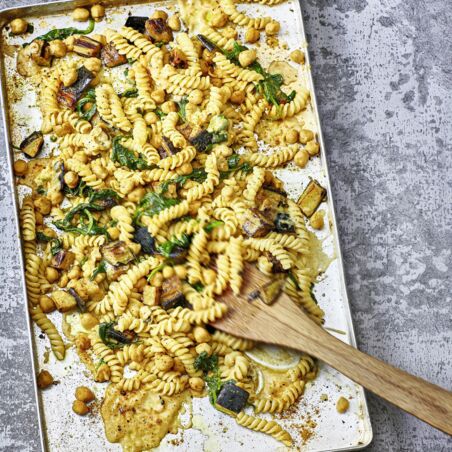 Orientnudeln mit Kichererbsen Orientnudeln mit Kichererbsen