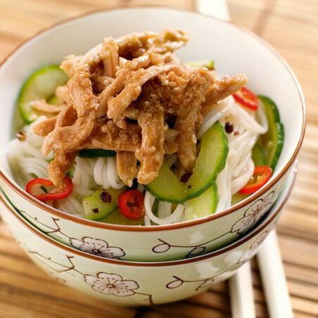 Asia-Sesam-Hähnchen-Salat Asia-Sesam-Hähnchen-Salat
