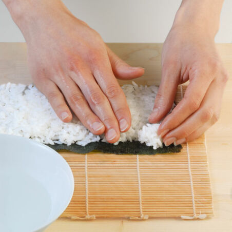 Hoso-Maki mit Spinat Hoso-Maki mit Spinat