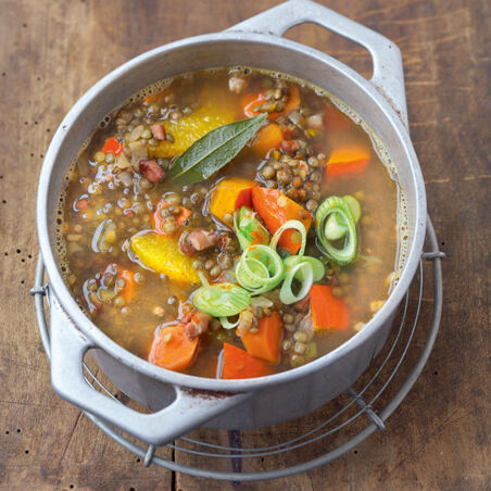 Linsen-Kürbis-Eintopf Linsen-Kürbis-Eintopf