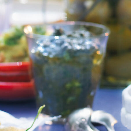 Schwarze Oliventapenade Schwarze Oliventapenade