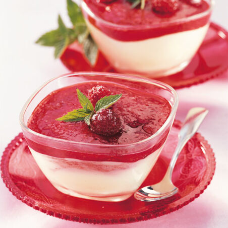 Himbeercreme mit Himbeermark Himbeercreme mit Himbeermark