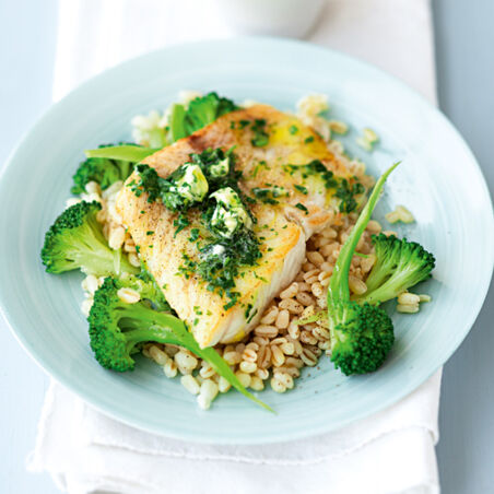 Bratfisch mit Kräuterbutter Bratfisch mit Kräuterbutter