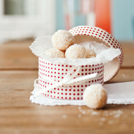 Kokos-Keks-Kugeln Kokos-Keks-Kugeln