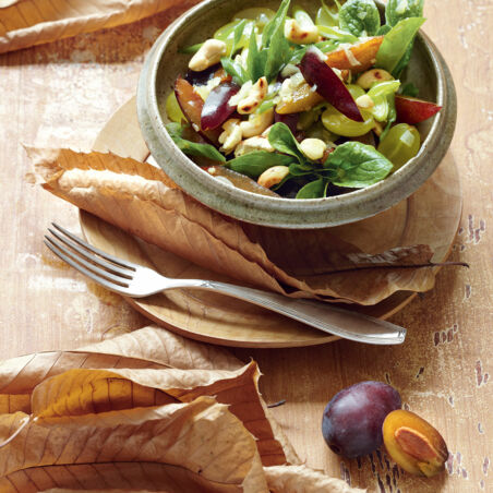 Zwetschgen-Trauben-Salat Zwetschgen-Trauben-Salat