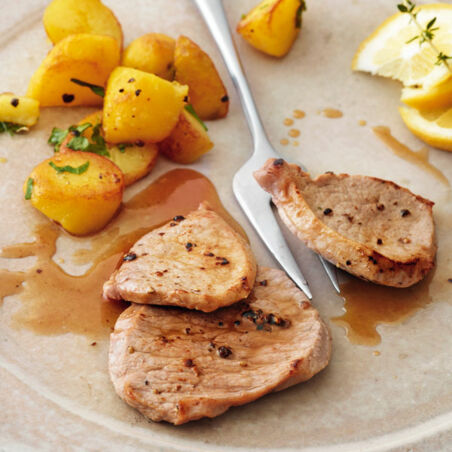 Karamellisierte Zitronenschnitzelchen Karamellisierte Zitronenschnitzelchen