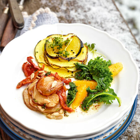 Marinierter Orangengrünkohl Marinierter Orangengrünkohl