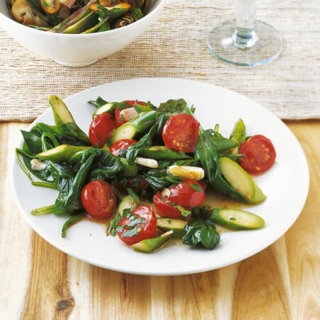 Spargel-Spinat-Gemüse Spargel-Spinat-Gemüse