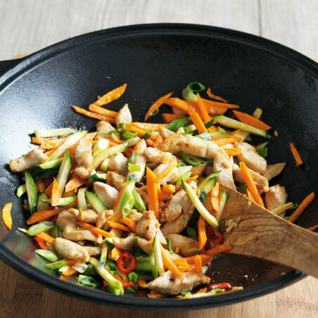 Hähnchen-Gemüse-Wok Hähnchen-Gemüse-Wok